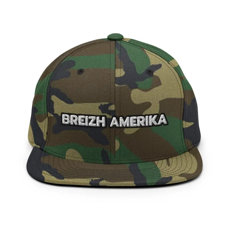 Breizh Amerika camouflage cap